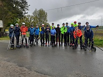Jahresauftakt Cross-Skating in Schermbeck 