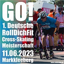 1. Deutsche RollDichFit Cross-Skating Meisterschaft 2023
